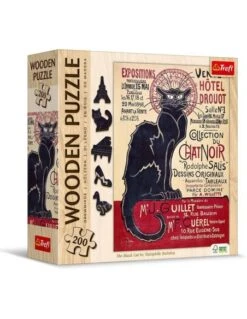 200 Wooden Puzzle : Les Chat Noir Steinlen