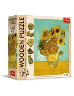 200 Wooden Puzzle : Tournesols Van Gogh