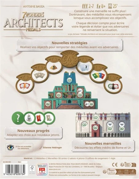 7 Wonders Architects : Medals (Ext) 4 7 Wonders Architects : Medals (Ext) – Image 2