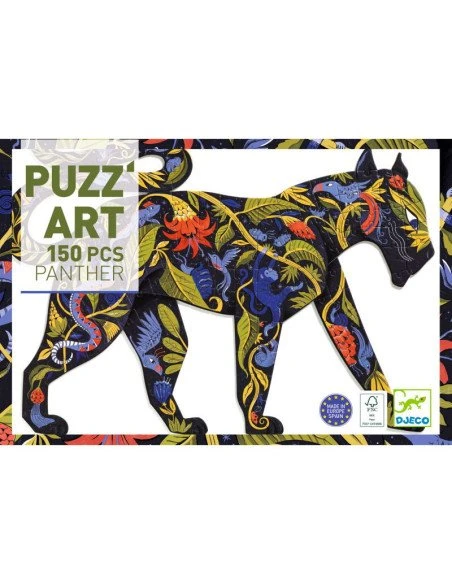 Djeco Black Panther - Puzz'Art 150 Pièces 7 Djeco Black Panther - Puzz'Art 150 Pièces – Image 5
