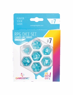 Gamegenic Candy-like Series -Blueberry- Set De 7 Dés