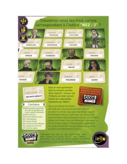 Iello Codenames Duo -Jeux Série Magasin codenames duo 2