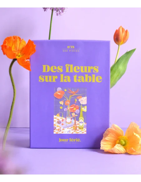 Des Fleurs Sur La Table - Puzzle 500 Pièces 4 Des Fleurs Sur La Table - Puzzle 500 Pièces – Image 2