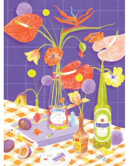 Des Fleurs Sur La Table - Puzzle 500 Pièces 3 Des Fleurs Sur La Table - Puzzle 500 Pièces