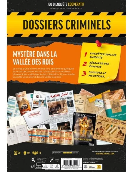 Dossiers Criminels : Mystère Dans La Vallée Des Rois 5 Dossiers Criminels : Mystère Dans La Vallée Des Rois – Image 3