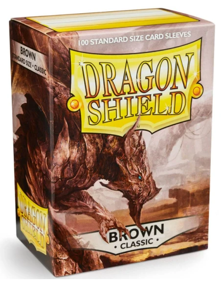 Dragon Shield - Standard Sleeves - Brown (x100) 3 Dragon Shield - Standard Sleeves - Brown (x100)