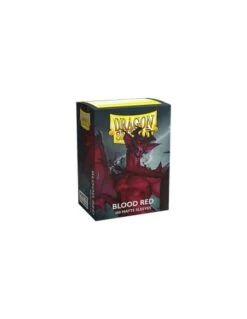 Dragon Shield - Standard Sleeves - Matte Blood Red (x100)