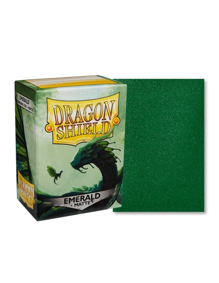 Dragon Shield - Standard Sleeves - Matte Emerald (x100) 3 Dragon Shield - Standard Sleeves - Matte Emerald (x100)