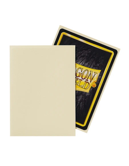 Dragon Shield - Standard Sleeves - Matte Ivory (x100) 4 Dragon Shield - Standard Sleeves - Matte Ivory (x100) – Image 2