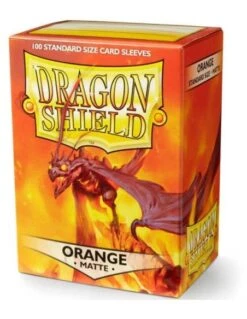 Dragon Shield - Standard Sleeves - Matte Orange (x100)