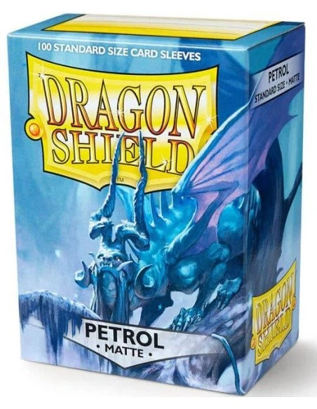 Dragon Shield - Standard Sleeves - Matte Petrol (x100) 3 Dragon Shield - Standard Sleeves - Matte Petrol (x100)