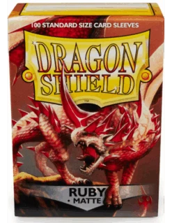 Dragon Shield - Standard Sleeves - Matte Ruby(X100)