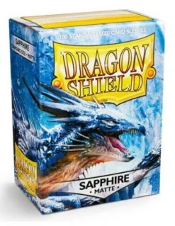 Dragon Shield - Standard Sleeves - Matte Sapphire (x100) 6 Dragon Shield - Standard Sleeves - Matte Sapphire (x100) -Jeux Série Magasin dragon shield standard sleeves matte sapphire x100 1
