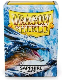 Dragon Shield - Standard Sleeves - Matte Sapphire (x100)