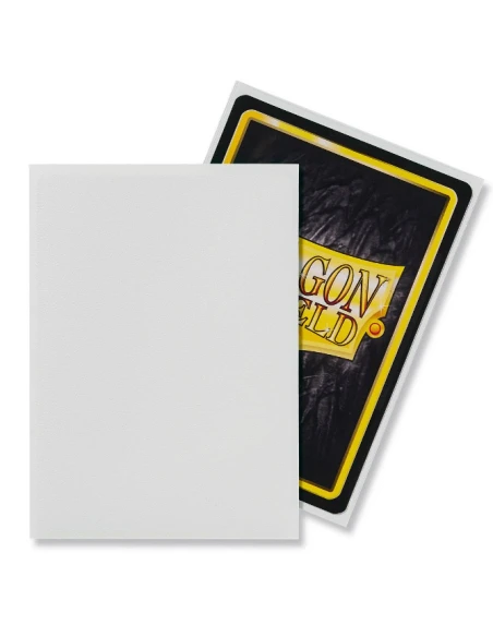 Dragon Shield - Standard Sleeves - Matte White (x100) 4 Dragon Shield - Standard Sleeves - Matte White (x100) – Image 2