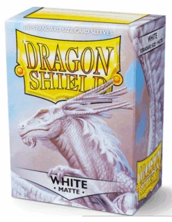 Dragon Shield - Standard Sleeves - Matte White (x100)