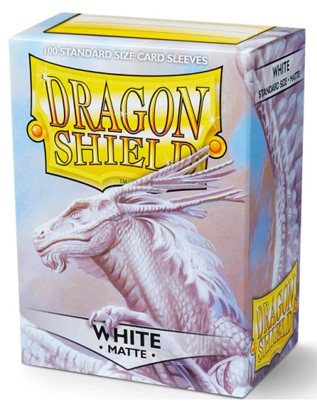 Dragon Shield - Standard Sleeves - Matte White (x100) 3 Dragon Shield - Standard Sleeves - Matte White (x100)