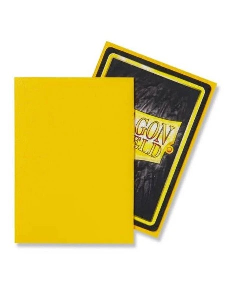 Dragon Shield - Standard Sleeves - Matte Yellow (x100) 4 Dragon Shield - Standard Sleeves - Matte Yellow (x100) – Image 2