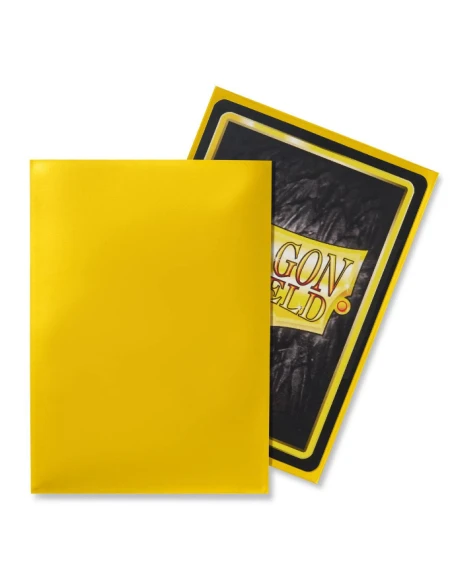 Dragon Shield - Standard Sleeves - Yellow (x100) 4 Dragon Shield - Standard Sleeves - Yellow (x100) – Image 2