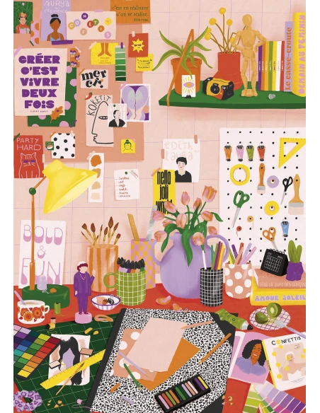 Du Feutre Sur Les Mains - Puzzle 500 Pièces 4 Du Feutre Sur Les Mains - Puzzle 500 Pièces – Image 2