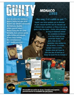 Iello Guilty : Monaco 1955 7 Iello Guilty : Monaco 1955 -Jeux Série Magasin guilty monaco 1955 2