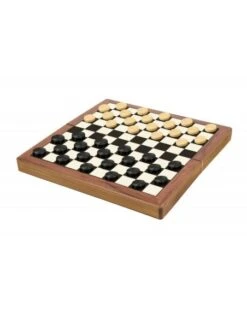 Jeu De Dames En Bois Pliable - Deluxe