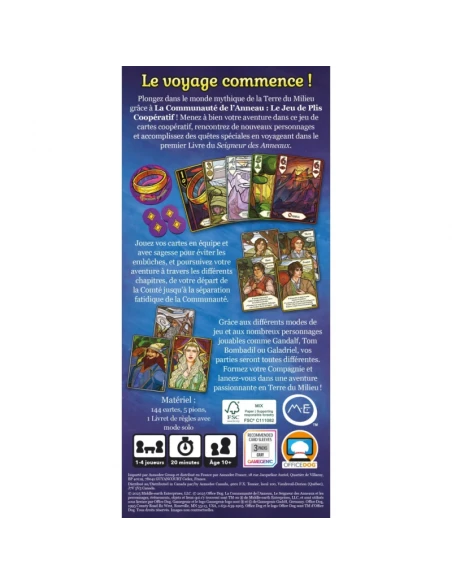 La Communauté De L'Anneau - Le Jeu De Plis Coopératif 4 La Communauté De L'Anneau - Le Jeu De Plis Coopératif – Image 2