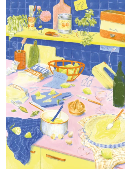 La Tarte Au Citron - Puzzle 1000 Pièces 3 La Tarte Au Citron - Puzzle 1000 Pièces