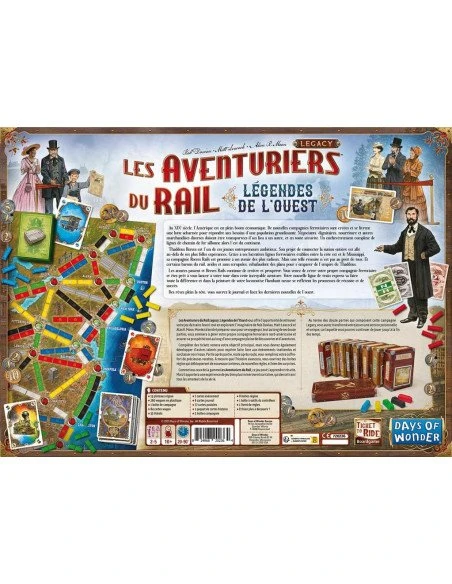 Days Of Wonder Les Aventuriers Du Rail : Legacy 5 Days Of Wonder Les Aventuriers Du Rail : Legacy – Image 3