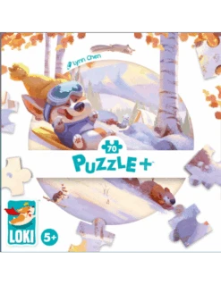 Puzzle+ : Loki Fait De La Luge (70 Pièces) -Jeux Série Magasin puzzle loki fait de la luge 70 pieces 1