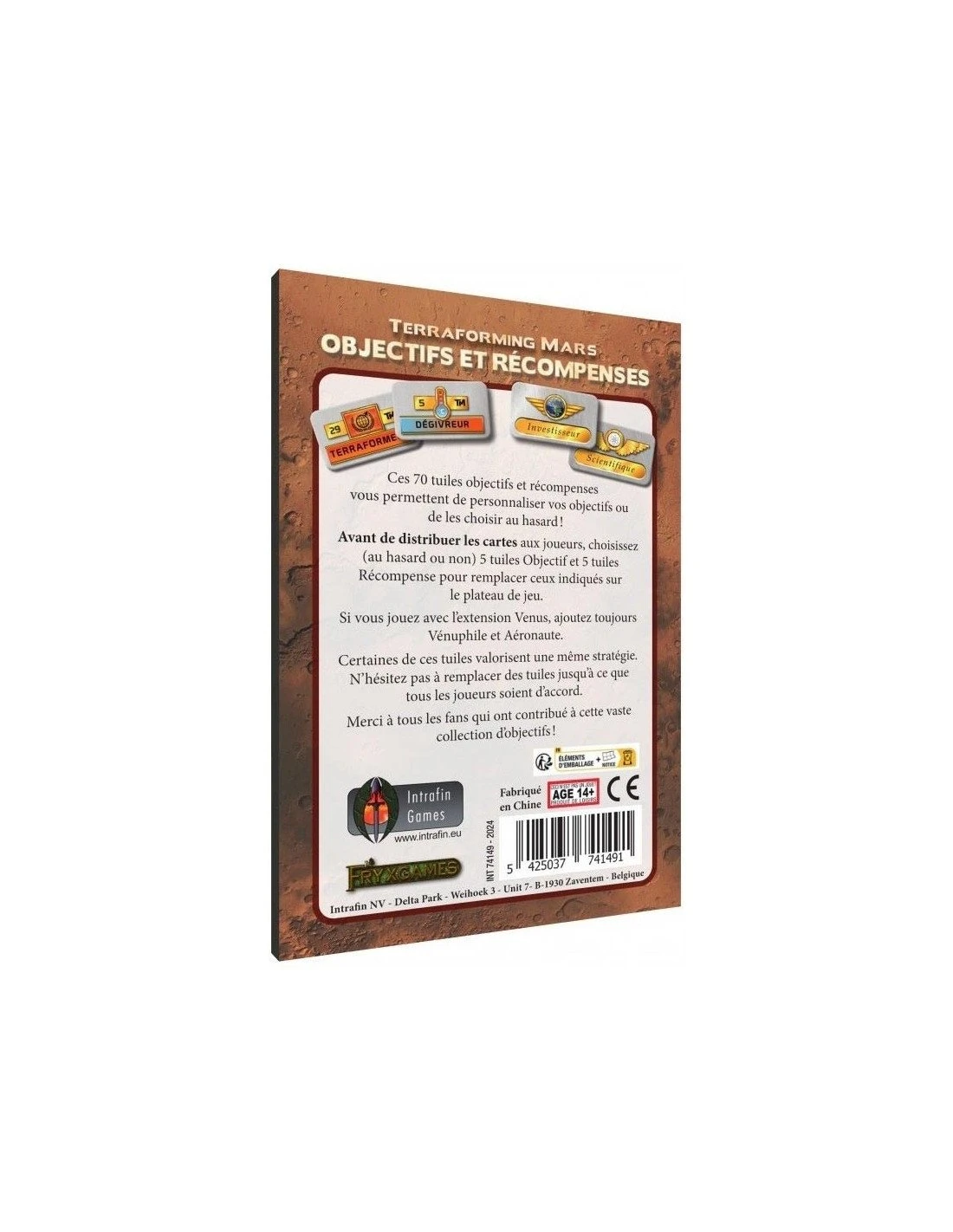 Terraforming Mars : Objectifs Et Récompenses (Ext.) 3 Terraforming Mars : Objectifs Et Récompenses (Ext.)