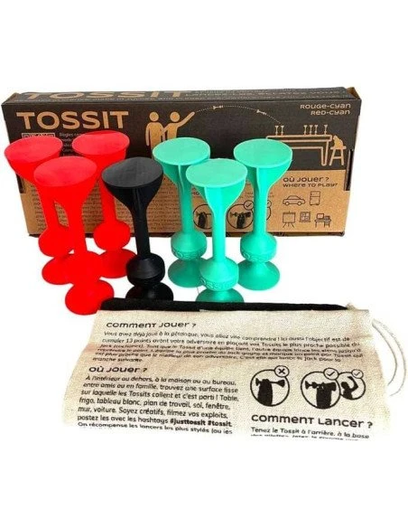 Tossit Rouge-Cyan 3 Tossit Rouge-Cyan