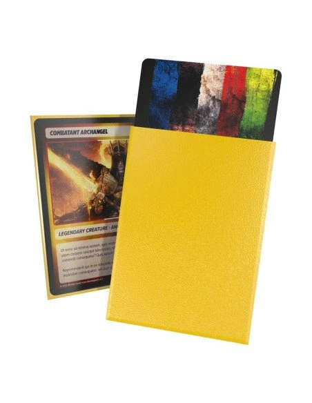 Ultimate Guard 100 Cortex Sleeves Standard Jaune Mat 4 Ultimate Guard 100 Cortex Sleeves Standard Jaune Mat – Image 2
