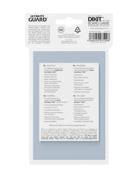 Ultimate Guard 90 Sleeves Dixit (81 X 122 Mm) 4 Ultimate Guard 90 Sleeves Dixit (81 X 122 Mm) – Image 2