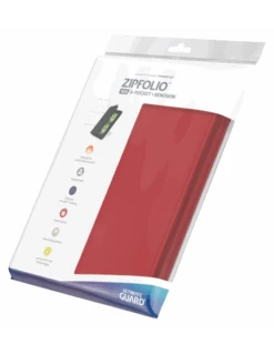 Ultimate Guard Zipfolio 160 - 8 Pocket Rouge