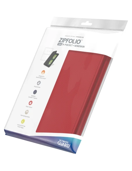 Ultimate Guard Zipfolio 160 - 8 Pocket Rouge 3 Ultimate Guard Zipfolio 160 - 8 Pocket Rouge