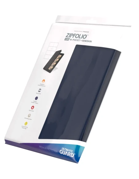 Ultimate Guard Zipfolio 320 - 16 Pochettes Bleu 3 Ultimate Guard Zipfolio 320 - 16 Pochettes Bleu