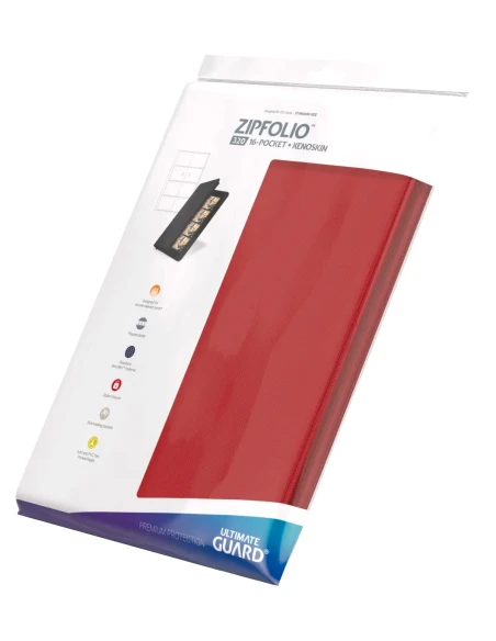 Ultimate Guard Zipfolio 320 - 16 Pochettes Rouge 3 Ultimate Guard Zipfolio 320 - 16 Pochettes Rouge