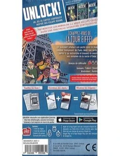 Space Cowboys Unlock! Escape Geek : La Tour Eiffel 7 Space Cowboys Unlock! Escape Geek : La Tour Eiffel -Jeux Série Magasin unlock escape geek la tour eiffel 1 2