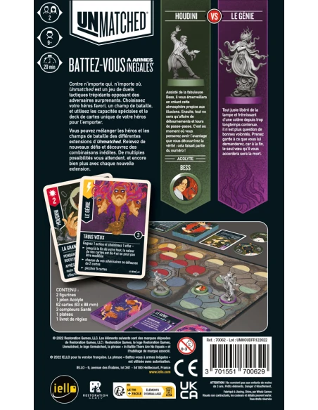 Iello Unmatched : Houdini VS Génie 7 Iello Unmatched : Houdini VS Génie – Image 5