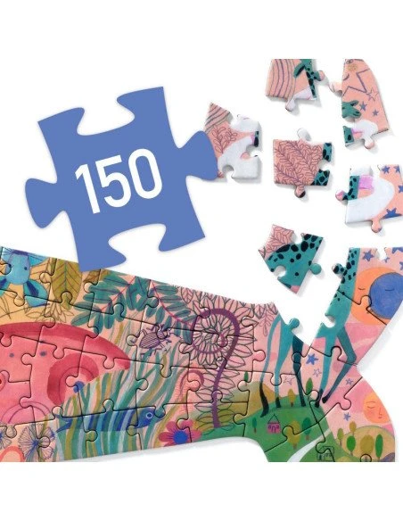 Djeco Whale - Puzz'Art 150 Pièces 4 Djeco Whale - Puzz'Art 150 Pièces – Image 2